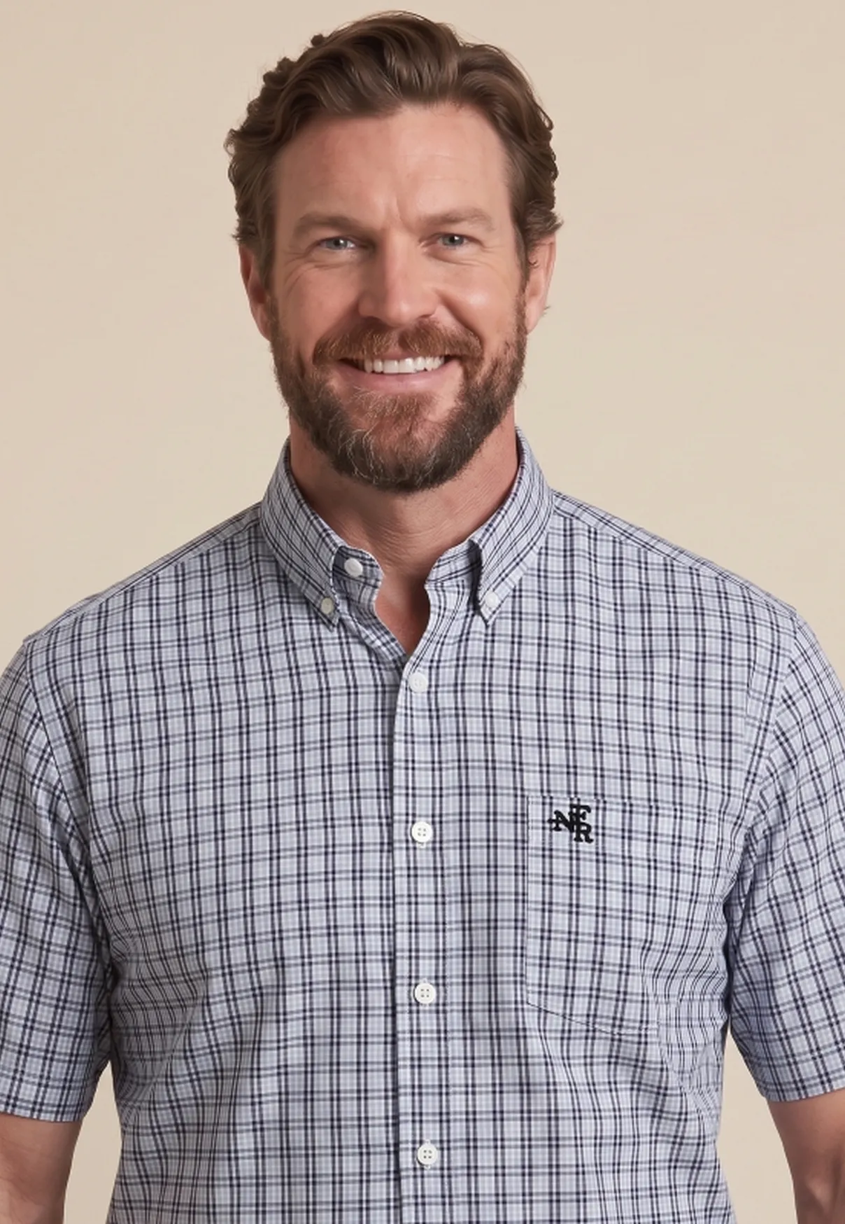 Camisa Masculina Xadrez NFR Comfort