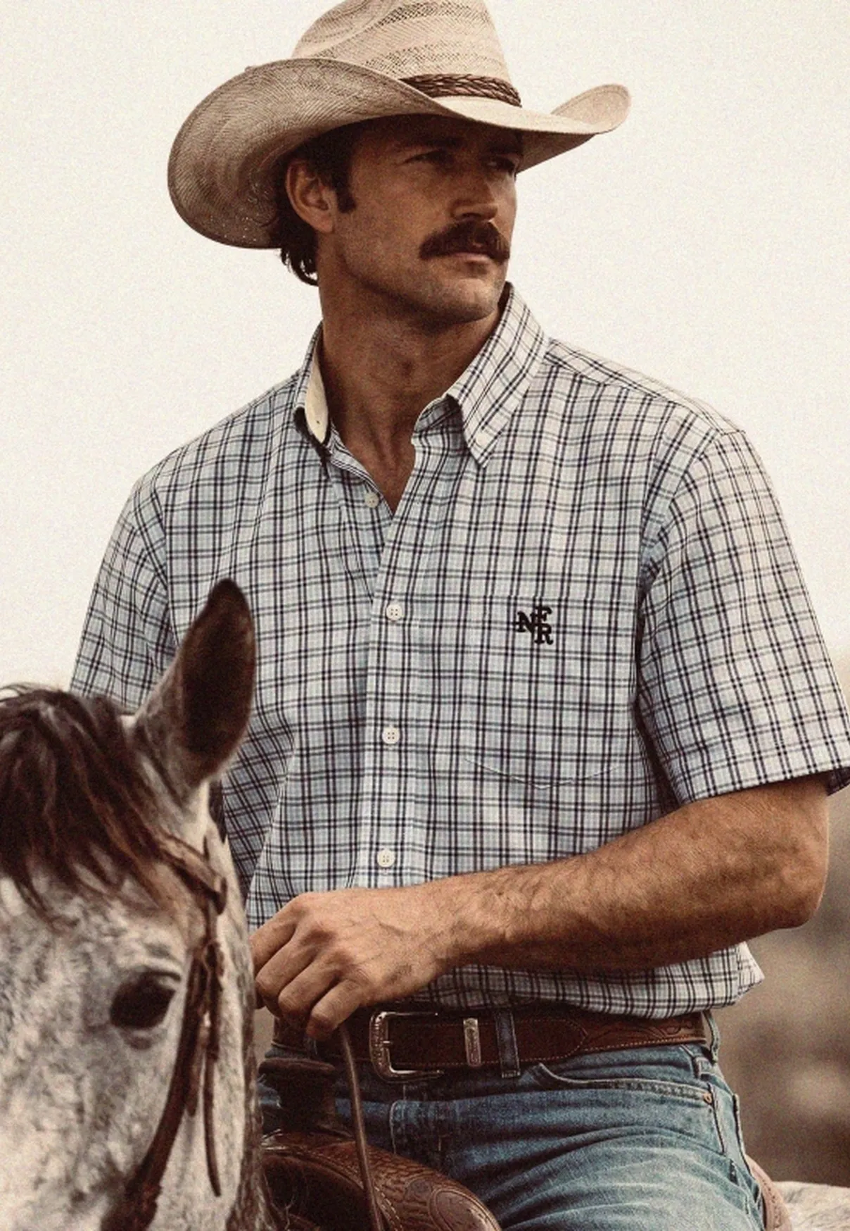 Camisa Masculina Xadrez NFR Comfort