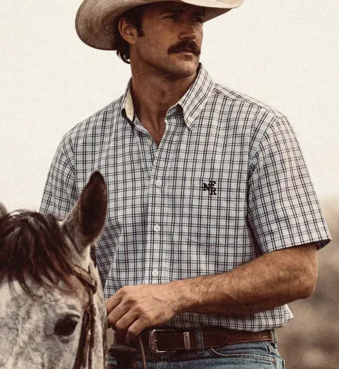 Camisa Masculina Xadrez NFR Comfort