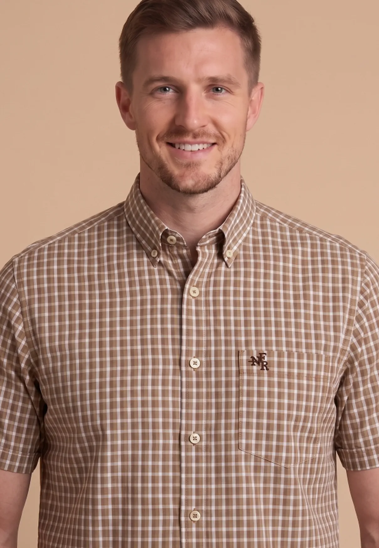 Camisa Masculina Xadrez NFR Comfort