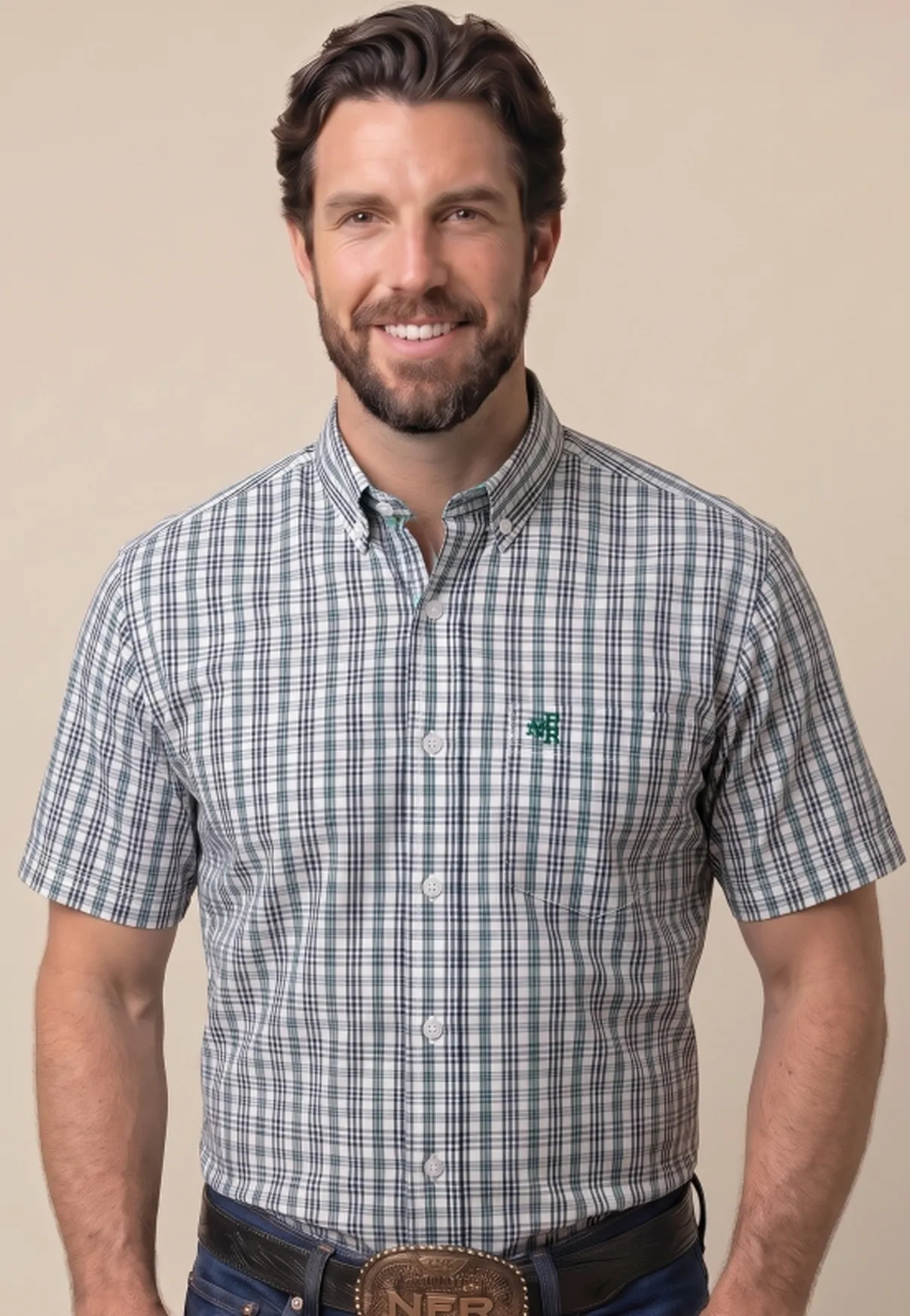 Camisa Masculina Xadrez Premium NFR