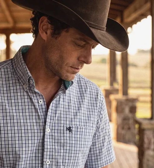 Camisa Masculina Xadrez Premium NFR