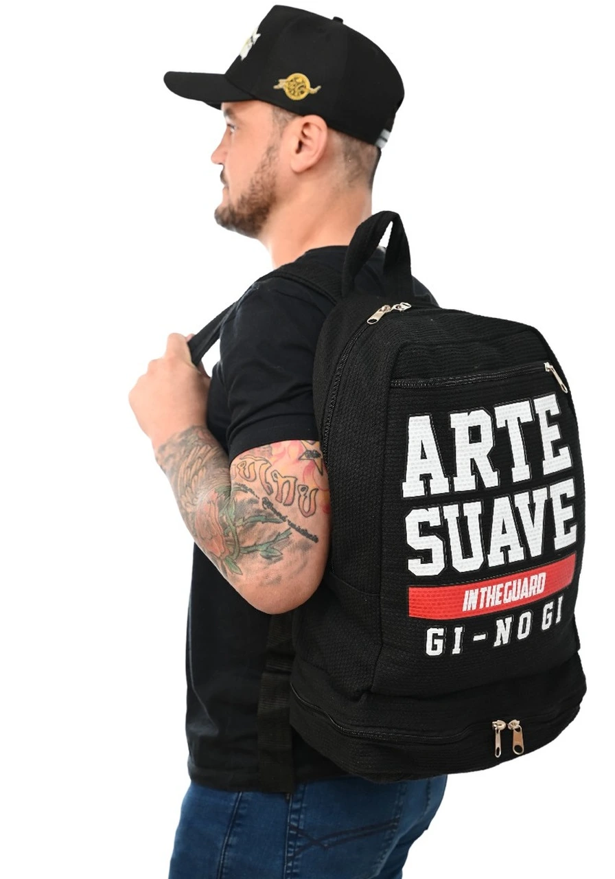 Mochila Arte Suave Preta