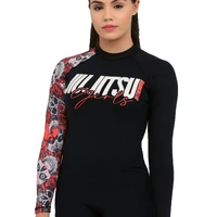 Body Feminino Jiu-Jitsu Red Skull - imagem 4
