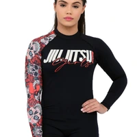 Body Feminino Jiu-Jitsu Red Skull - imagem 1