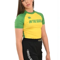 Rash Guard Feminina Seleção Amarelo - imagem 5