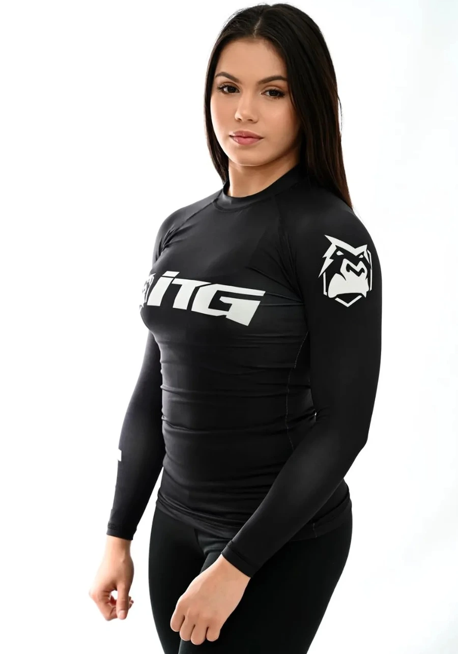 Rash Guards Feminina ITG Manga Longa Preta