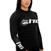 Rash Guards Feminina ITG Manga Longa Preta - imagem 4