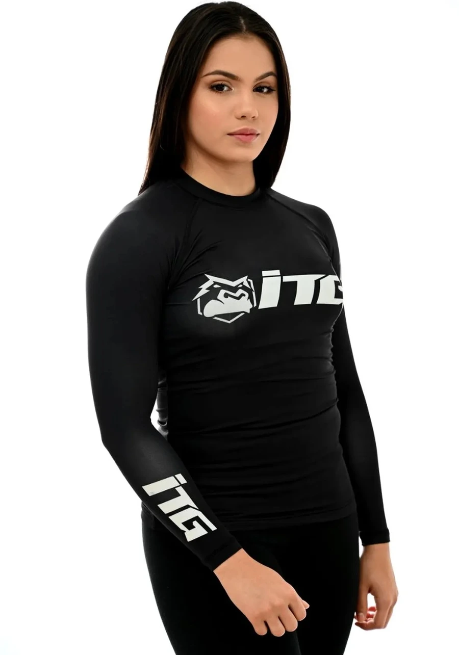 Rash Guards Feminina ITG Manga Longa Preta