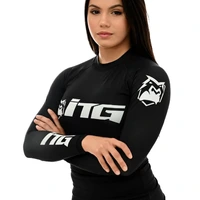 Rash Guards Feminina ITG Manga Longa Preta - imagem 1