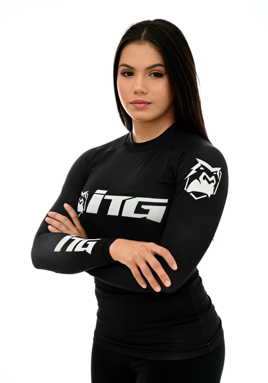 Rash Guards Feminina ITG Manga Longa Preta