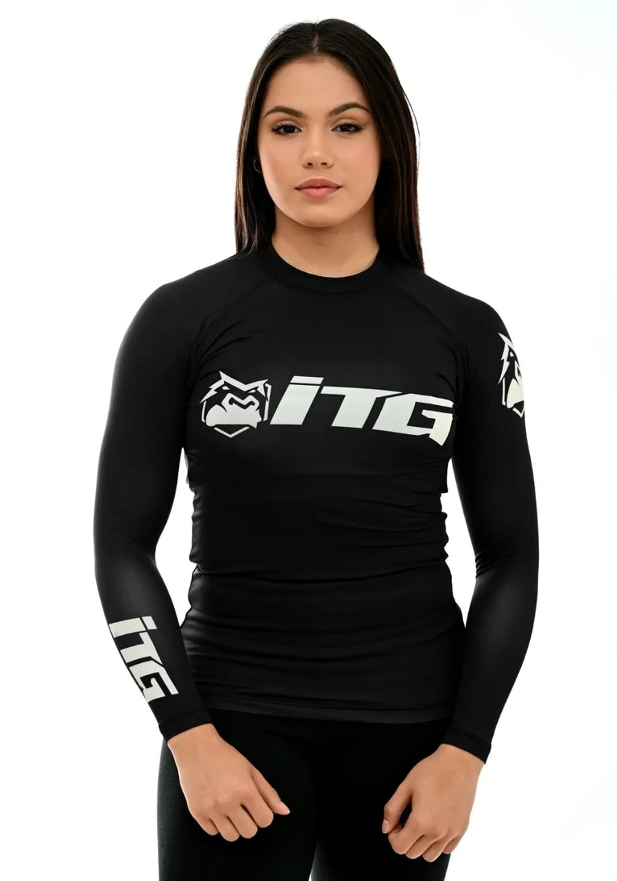 Rash Guards Feminina ITG Manga Longa Preta
