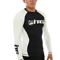 Rash Guard Masculina ITG Manga Longa Branca - imagem 1