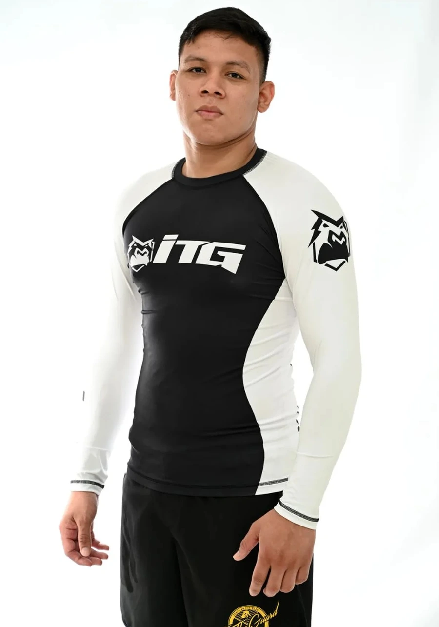 Rash Guard Masculina ITG Manga Longa Branca