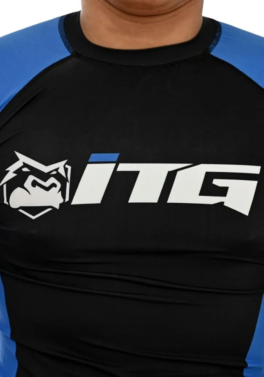 Rash Guard Masculina ITG Manga Longa Azul