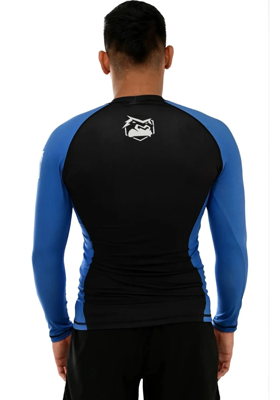 Rash Guard Masculina ITG Manga Longa Azul