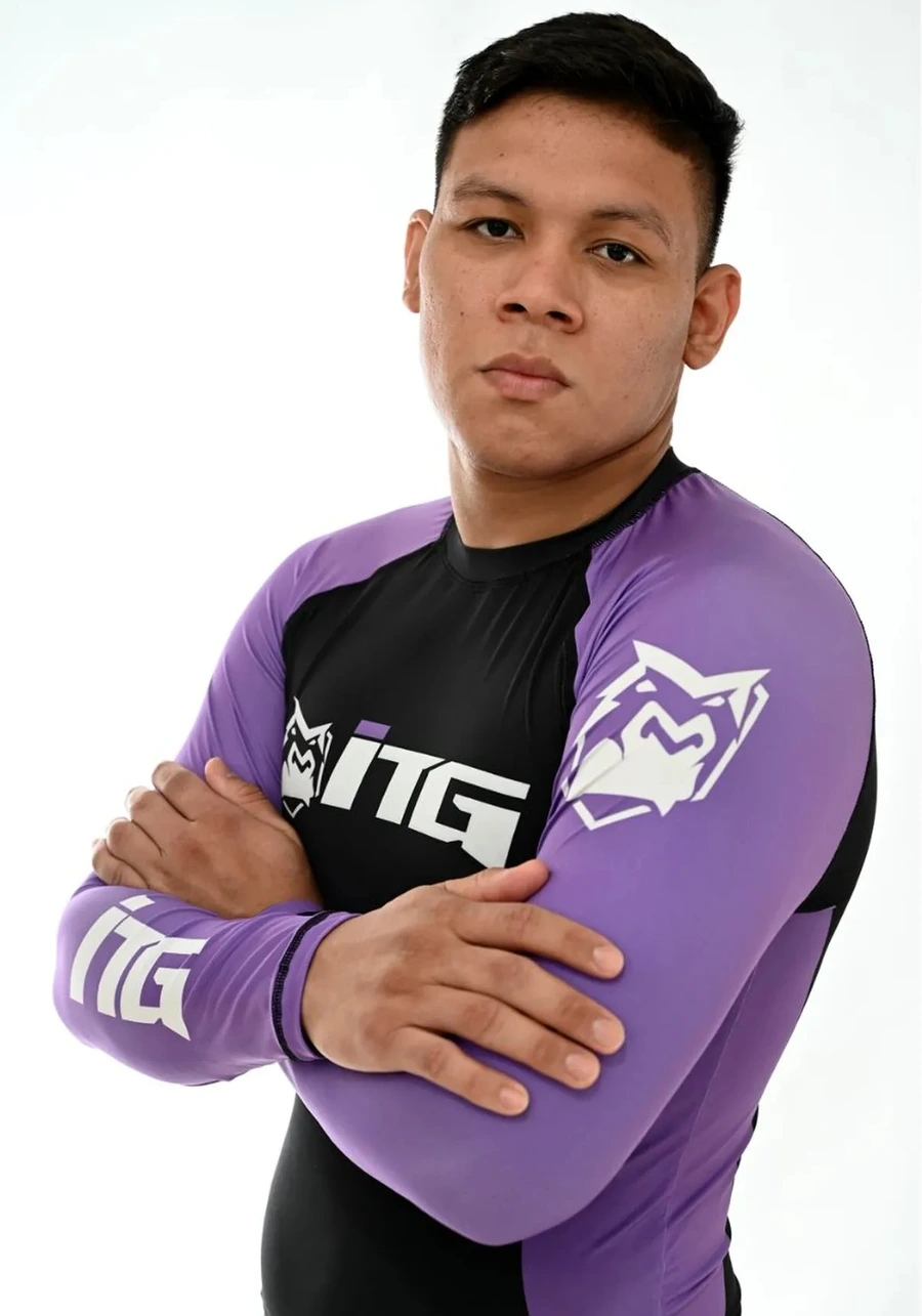 Rash Guard Masculina ITG Manga Longa Roxa