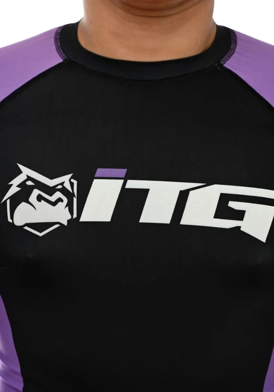 Rash Guard Masculina ITG Manga Longa Roxa