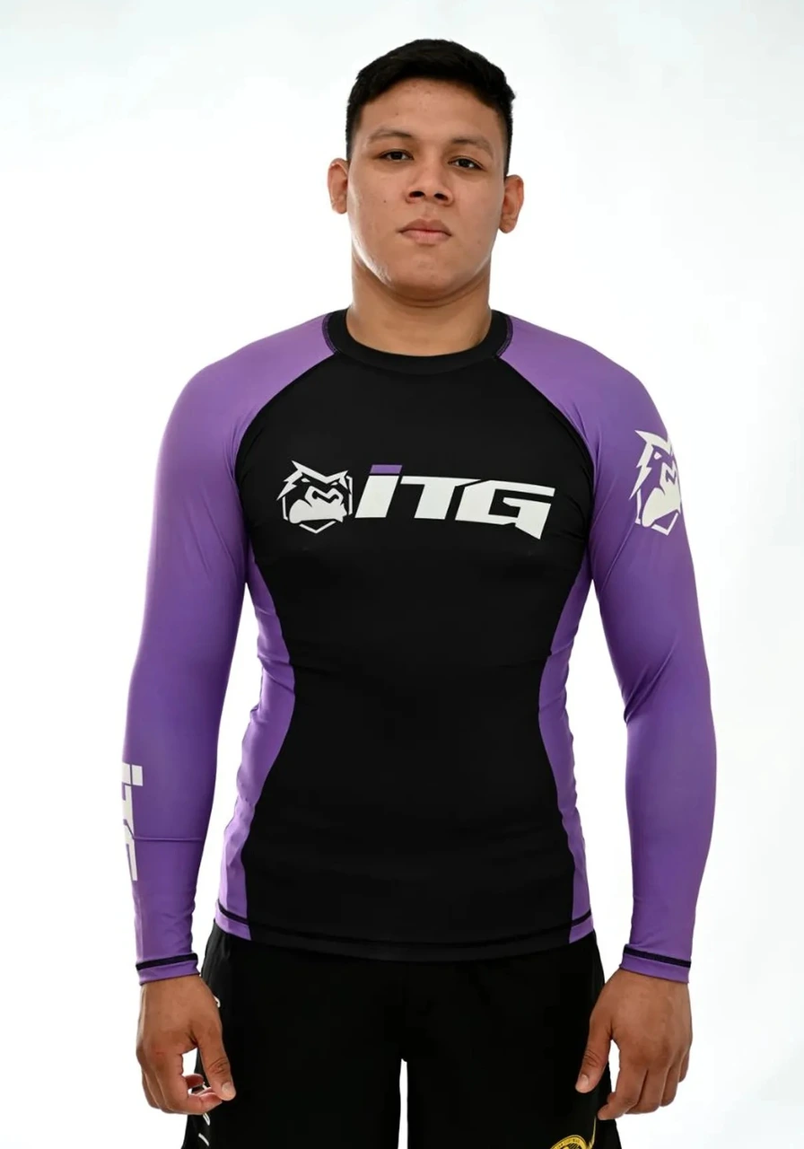 Rash Guard Masculina ITG Manga Longa Roxa
