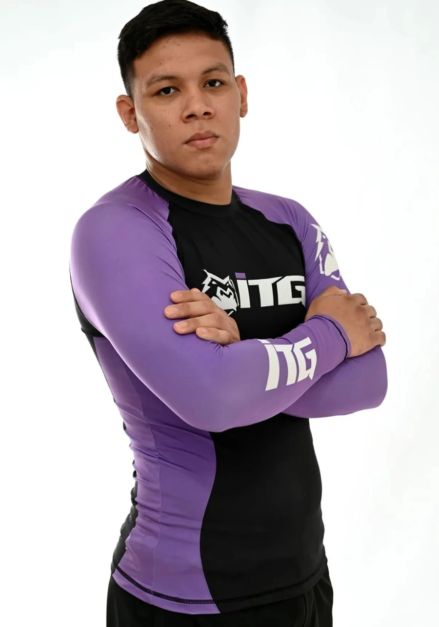 Rash Guard Masculina ITG Manga Longa Roxa