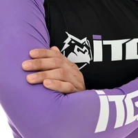 Rash Guard Masculina ITG Manga Longa Roxa - imagem 9