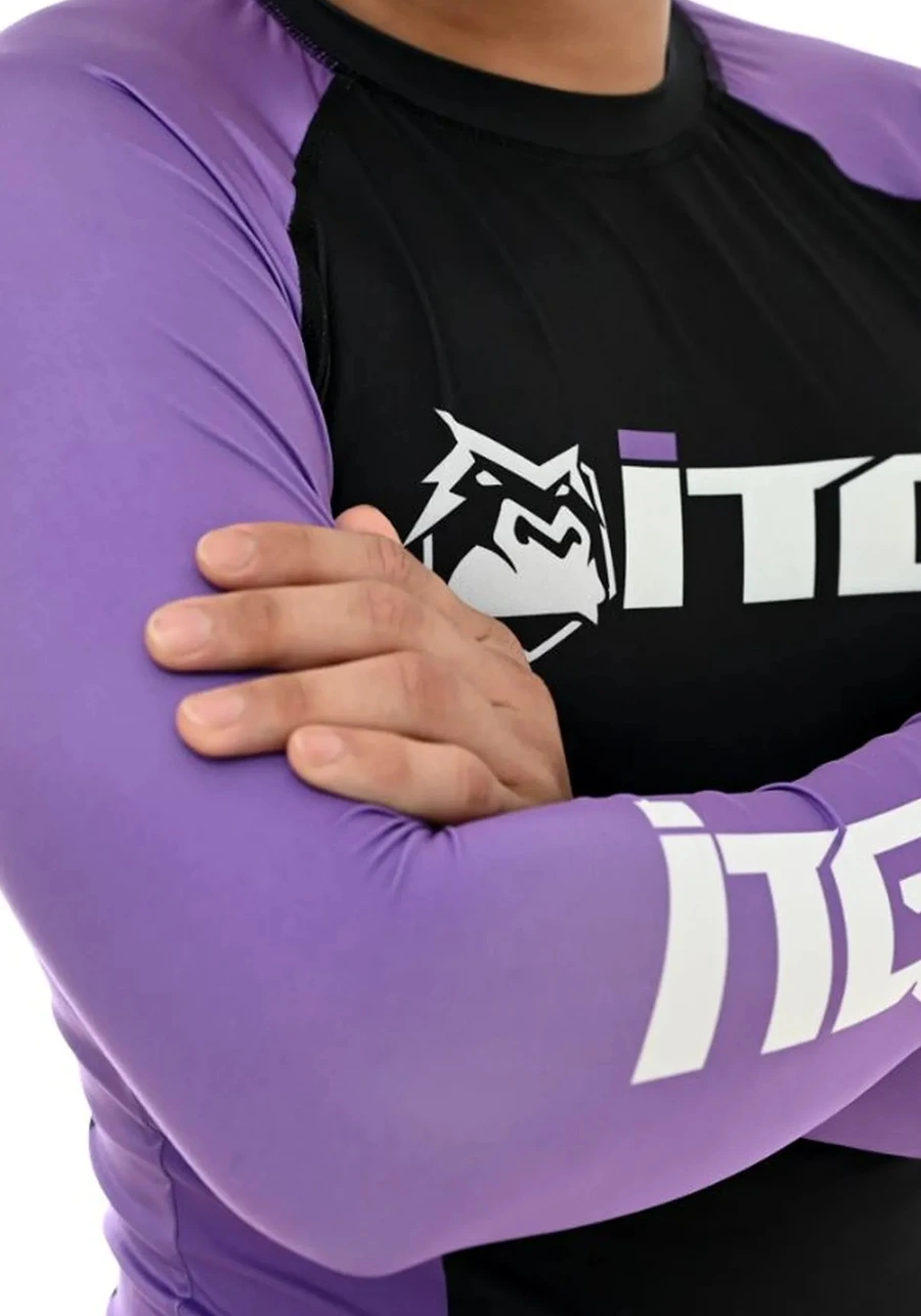 Rash Guard Masculina ITG Manga Longa Roxa