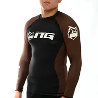 Rash Guard Masculina ITG Manga Longa Marrom - imagem 4