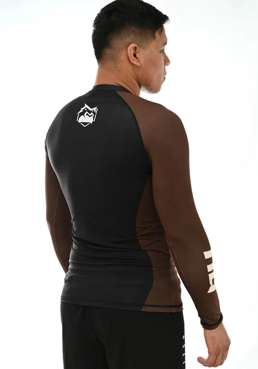 Rash Guard Masculina ITG Manga Longa Marrom