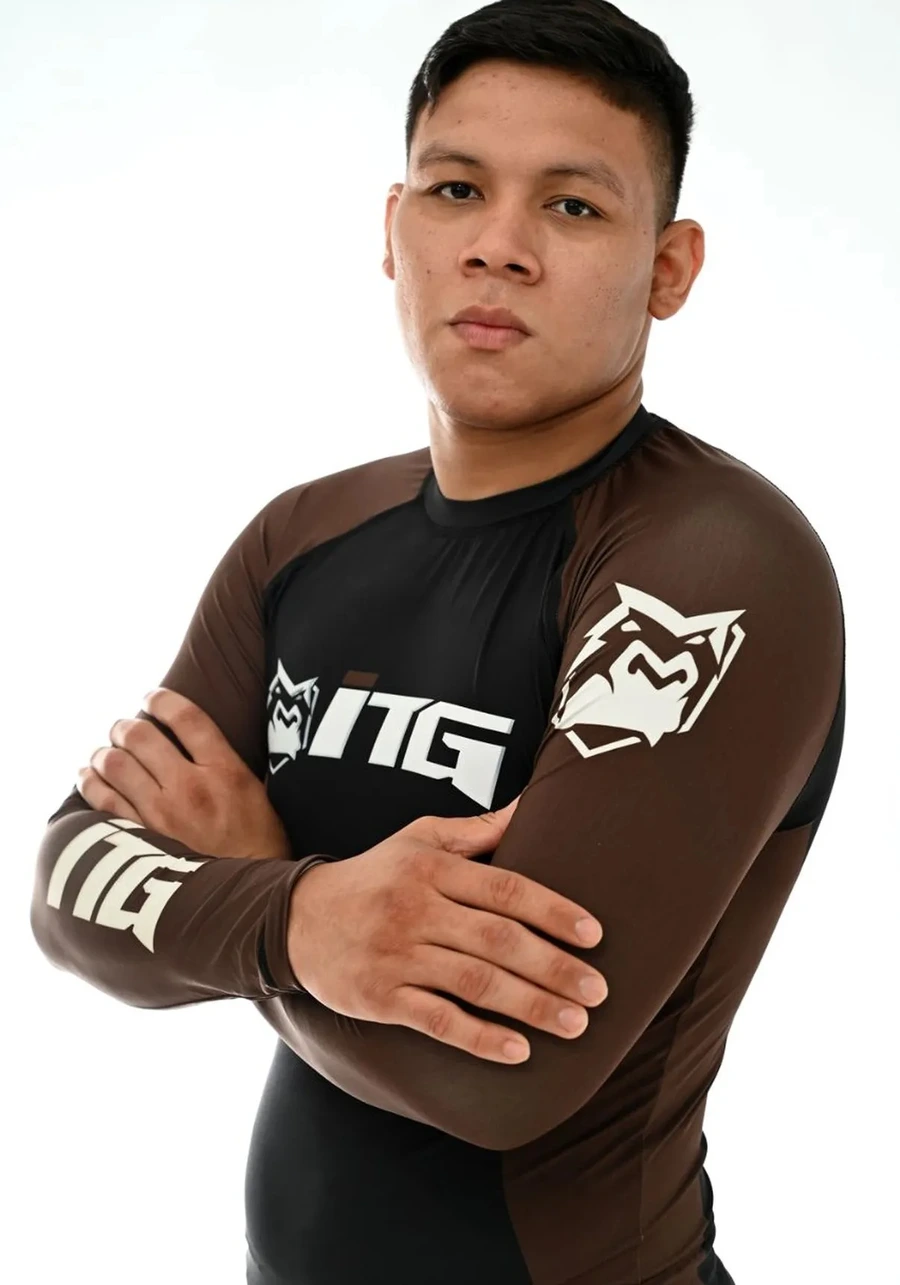 Rash Guard Masculina ITG Manga Longa Marrom