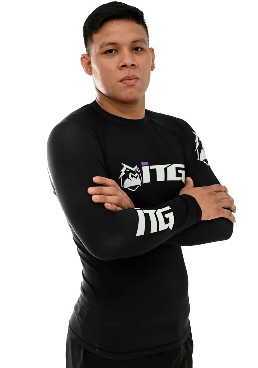 Rash Guard Masculina ITG Manga Longa Preta