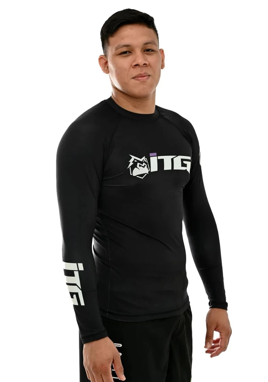 Rash Guard Masculina ITG Manga Longa Preta