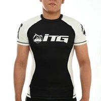 Rash Guard Masculina ITG Manga Curta Branca - imagem 1