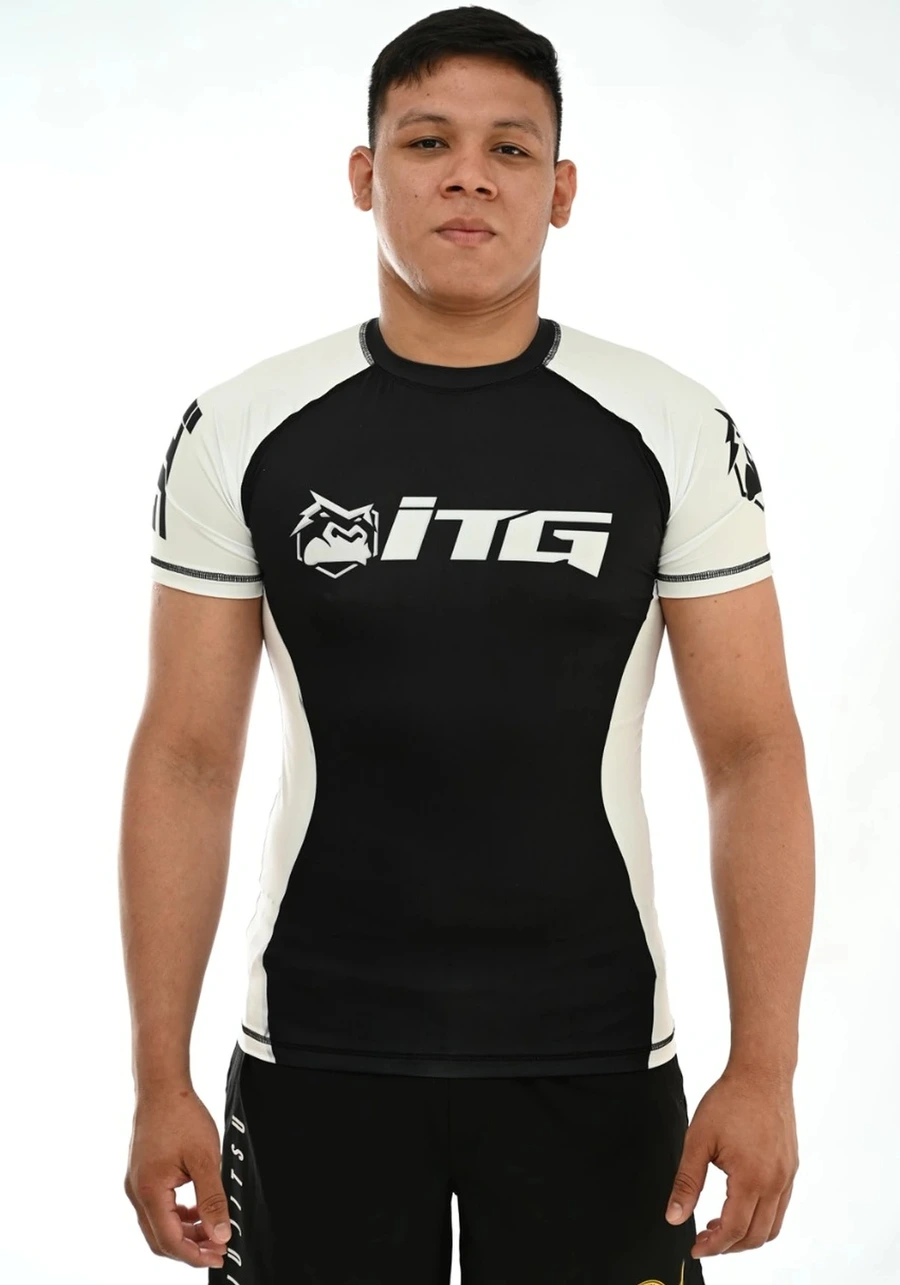 Rash Guard Masculina ITG Manga Curta Branca