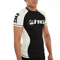 Rash Guard Masculina ITG Manga Curta Branca - imagem 2