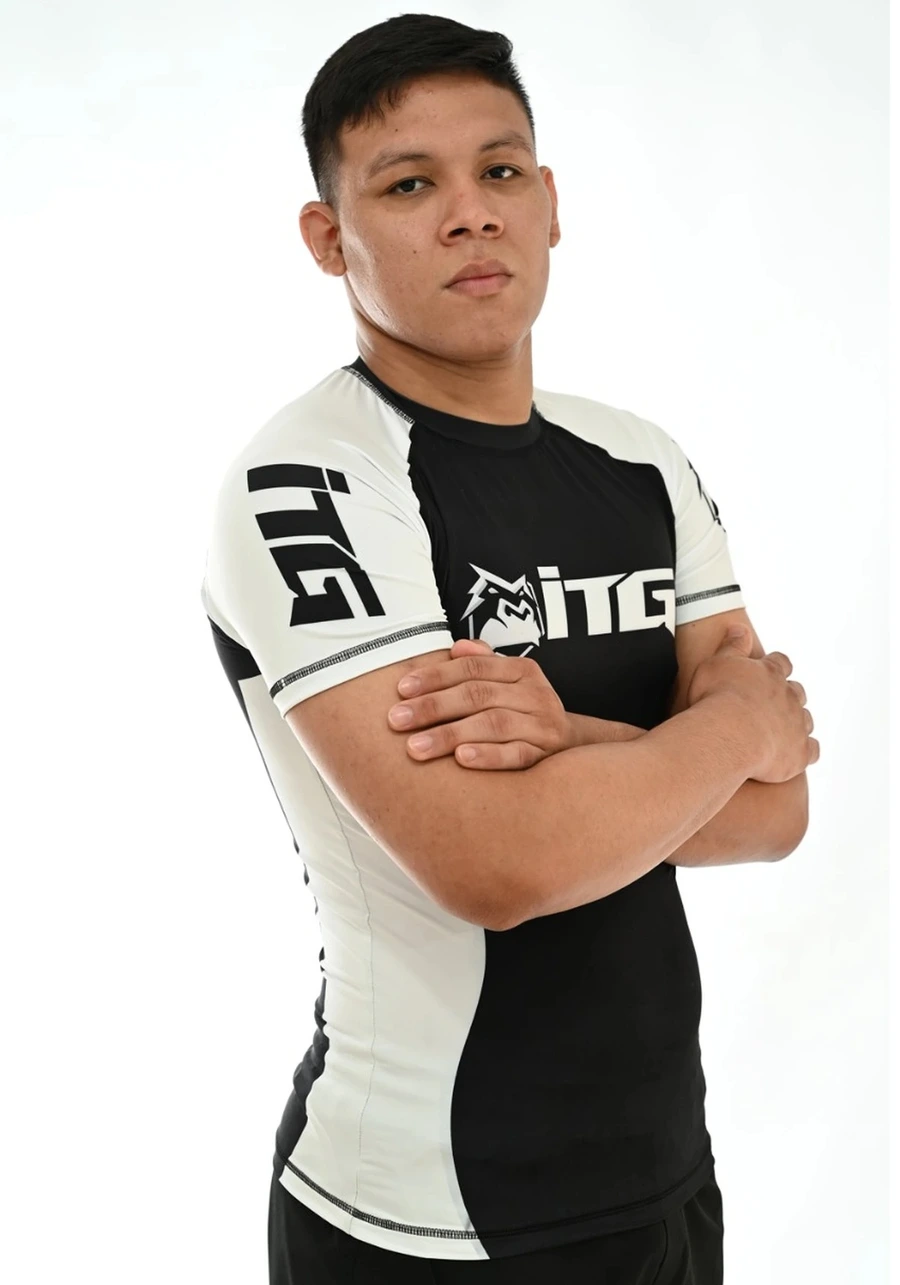 Rash Guard Masculina ITG Manga Curta Branca