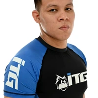 Rash Guard Masculina ITG Manga Curta Azul - imagem 6