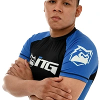 Rash Guard Masculina ITG Manga Curta Azul - imagem 4