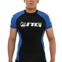 Rash Guard Masculina ITG Manga Curta Azul - imagem 7