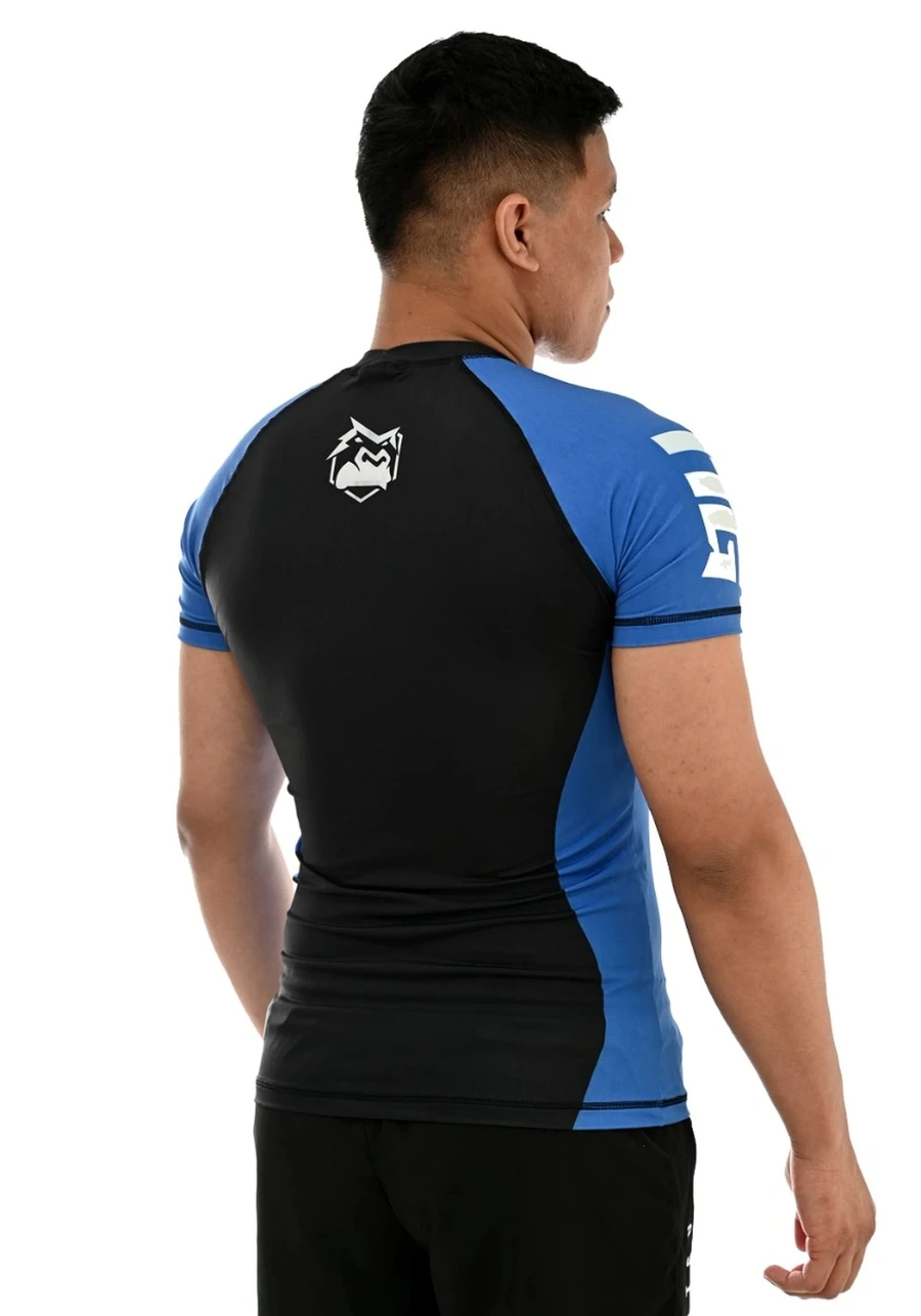 Rash Guard Masculina ITG Manga Curta Azul