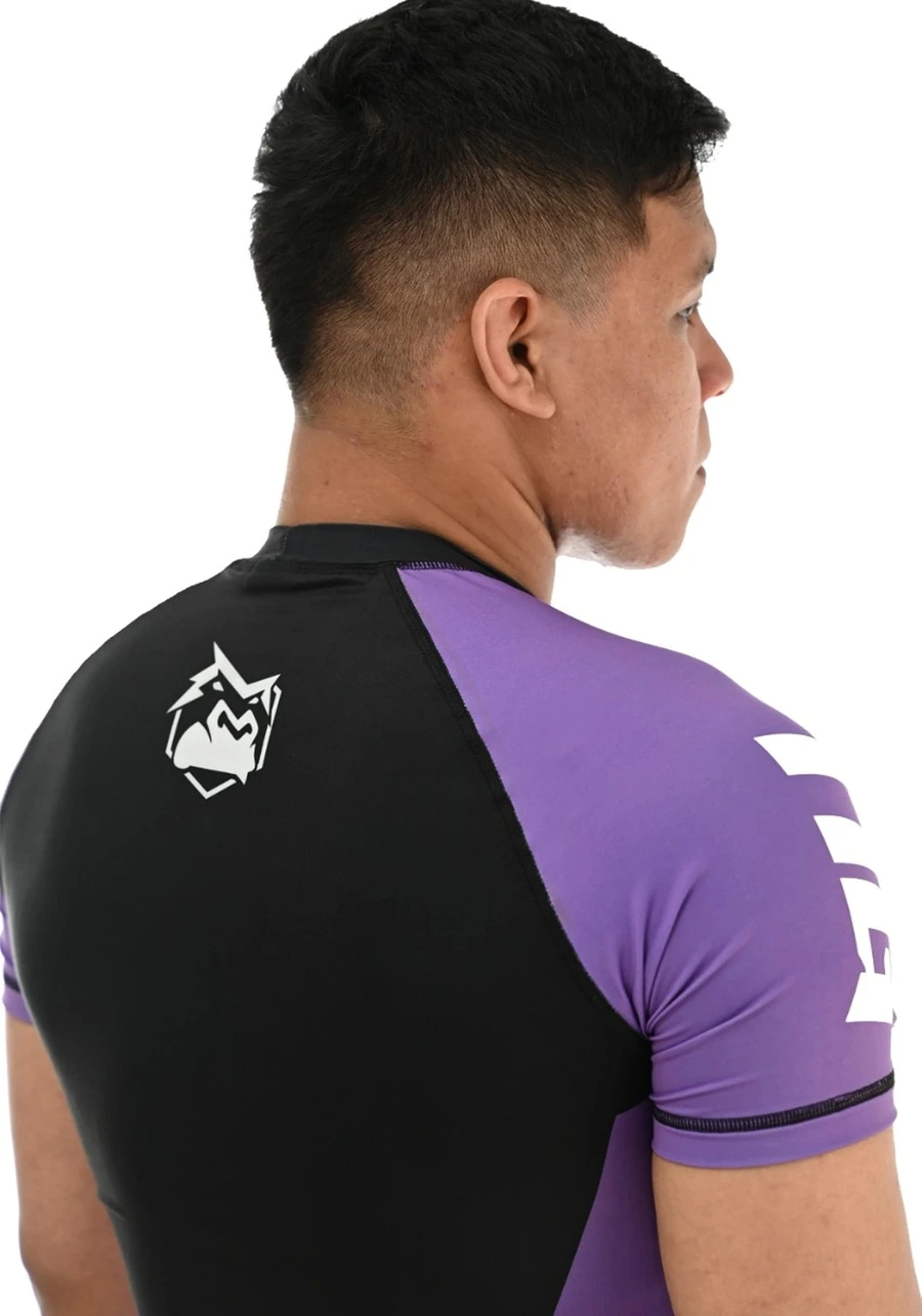 Rash Guard Masculina ITG Manga Curta Roxa