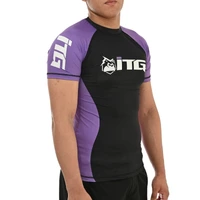 Rash Guard Masculina ITG Manga Curta Roxa - imagem 6