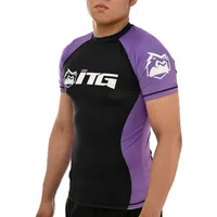 Rash Guard Masculina ITG Manga Curta Roxa - imagem 4