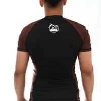 Rash Guard Masculina ITG Manga Curta Marrom - imagem 2
