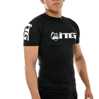 Rash Guard Masculina ITG Manga Curta Preta - imagem 4