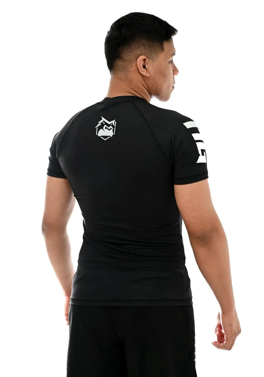 Rash Guard Masculina ITG Manga Curta Preta