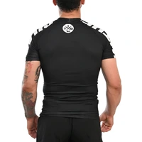 Rash Guard Masculina Cores Faixas Preta - imagem 2