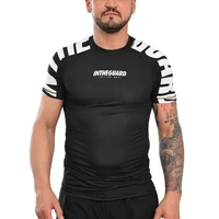 Rash Guard Masculina Cores Faixas Preta - imagem 1