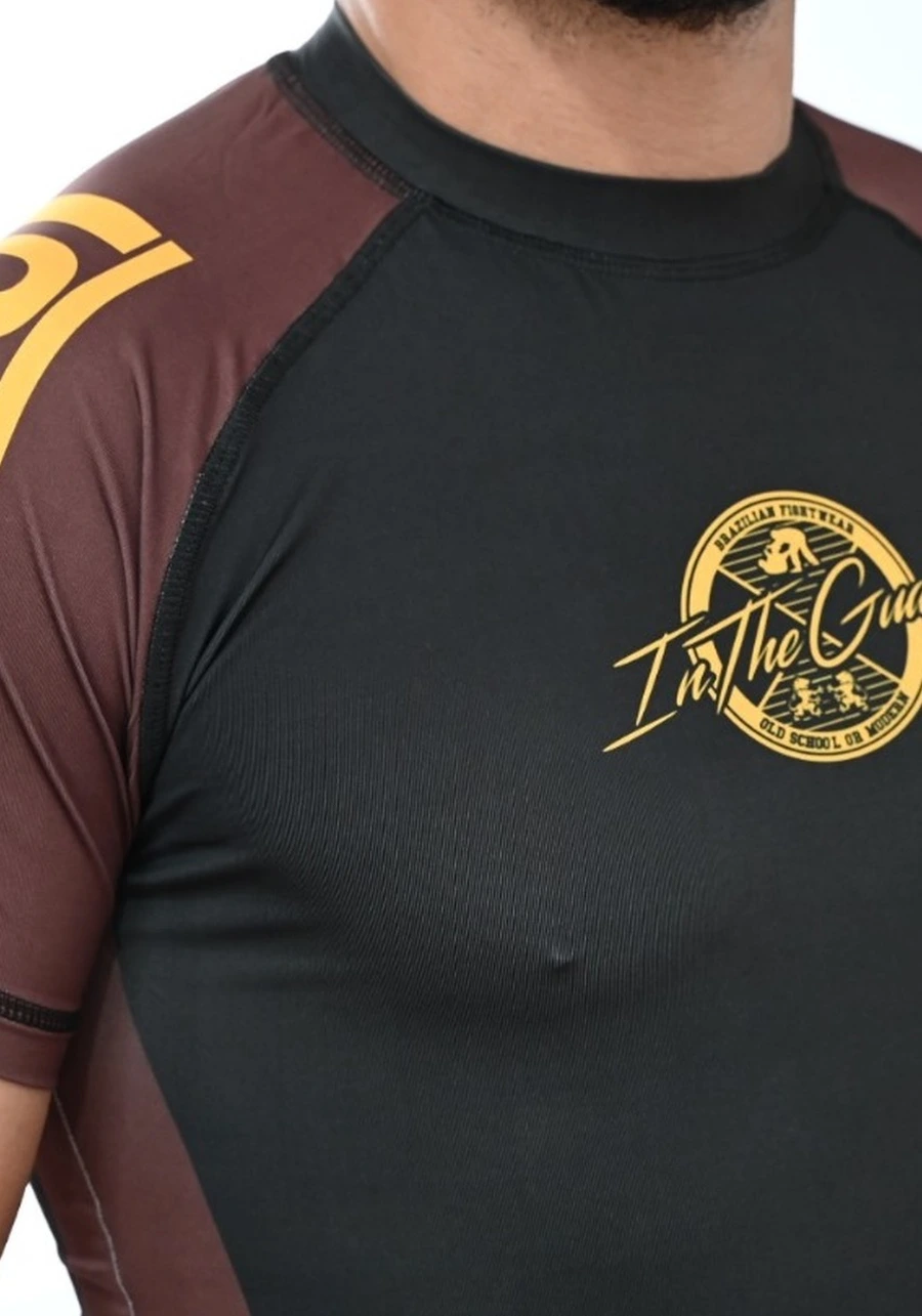 Rash Guard Masculina No-Gi Marrom