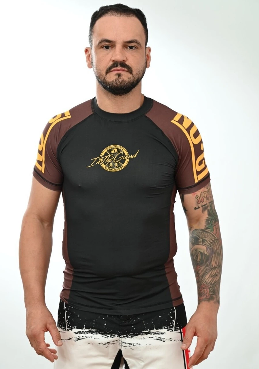 Rash Guard Masculina No-Gi Marrom
