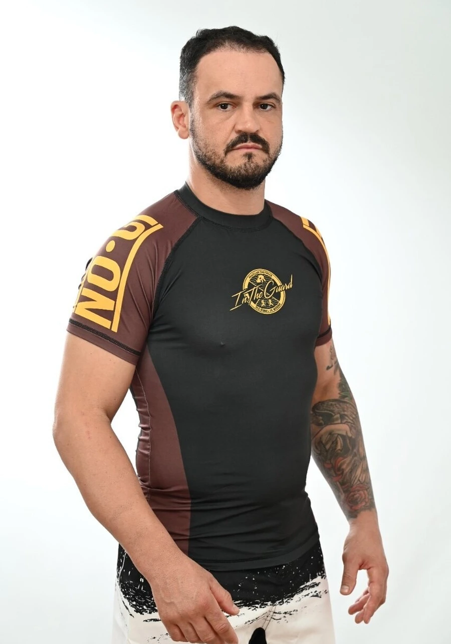 Rash Guard Masculina No-Gi Marrom